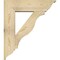 Ekena Millwork Funston Traditional Rough Sawn Bracket w/ Offset Brace, Douglas Fir, 8"W x 28"D x 32"H BKT0806X28X32FST01RDF - alternate 4